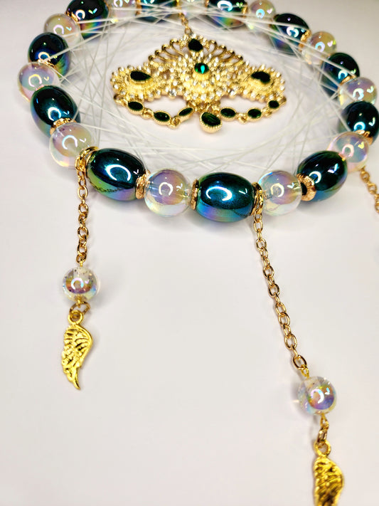 Elegant Emerald Green Dreamcatcher