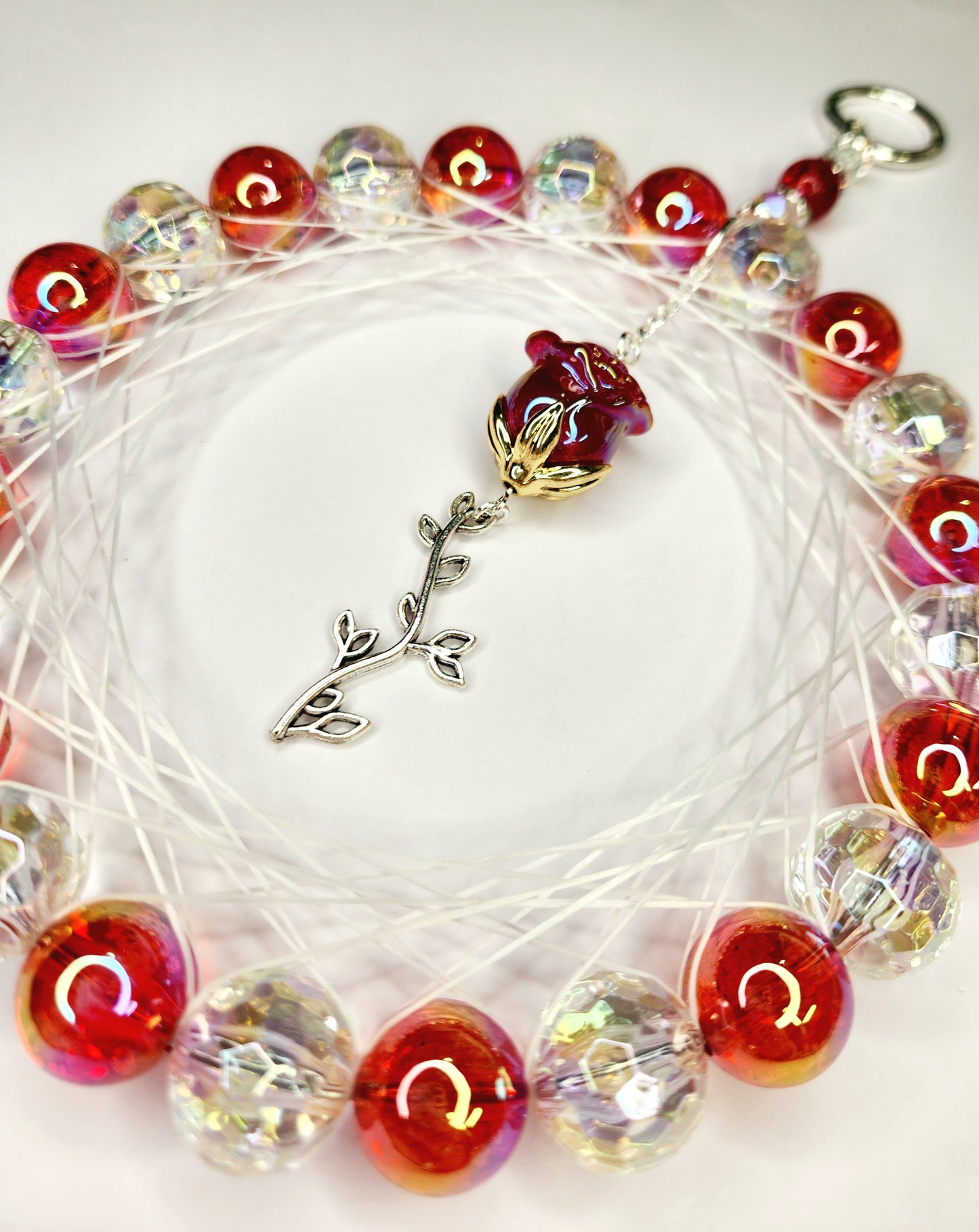 Red Rose Dreamcatcher