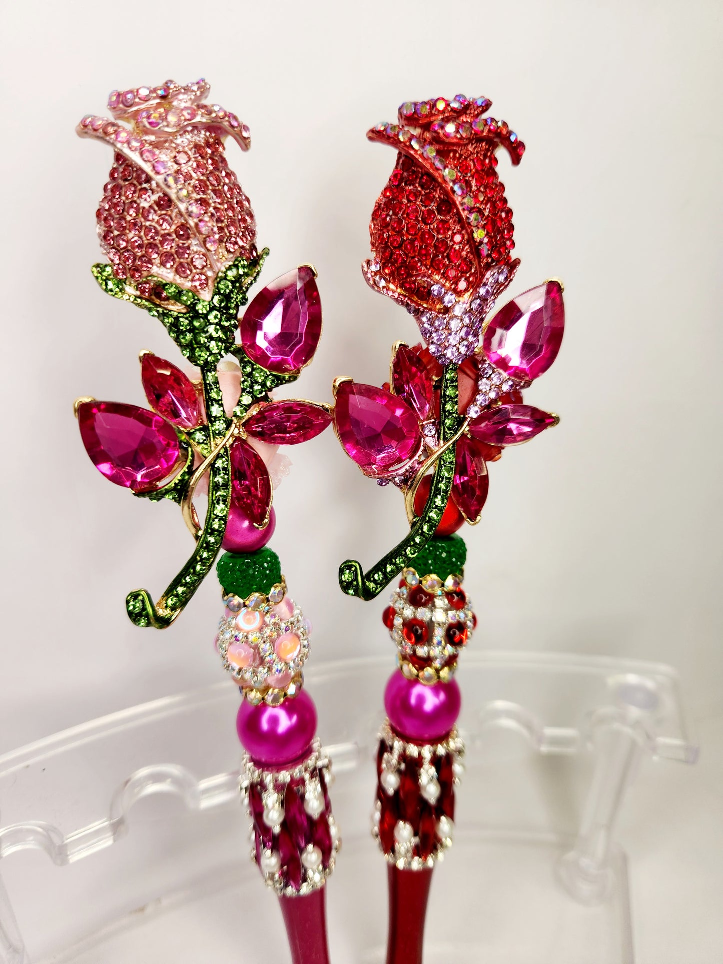 Large Bling Roses