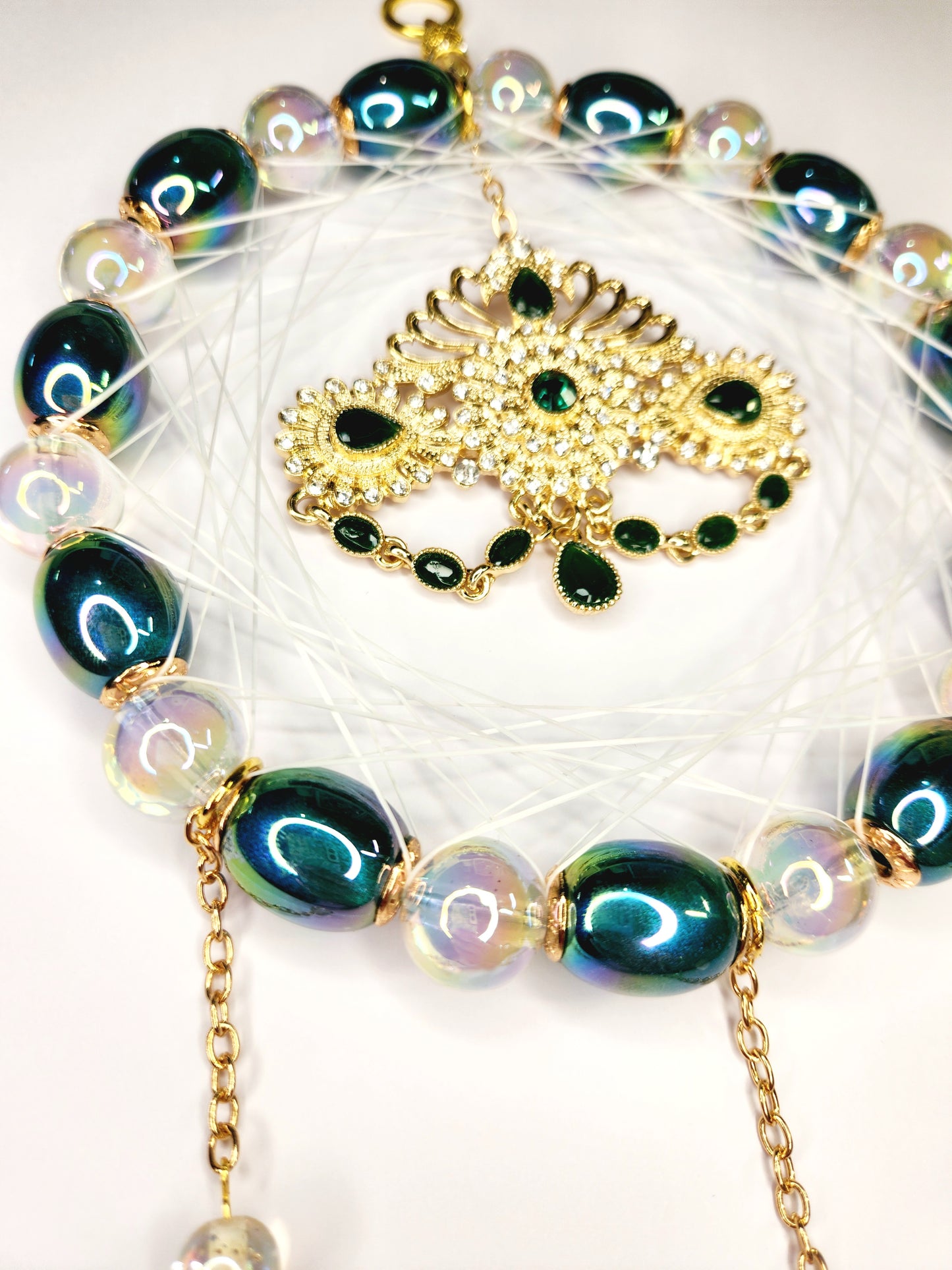 Elegant Emerald Green Dreamcatcher