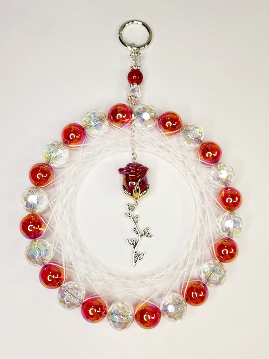 Red Rose Dreamcatcher