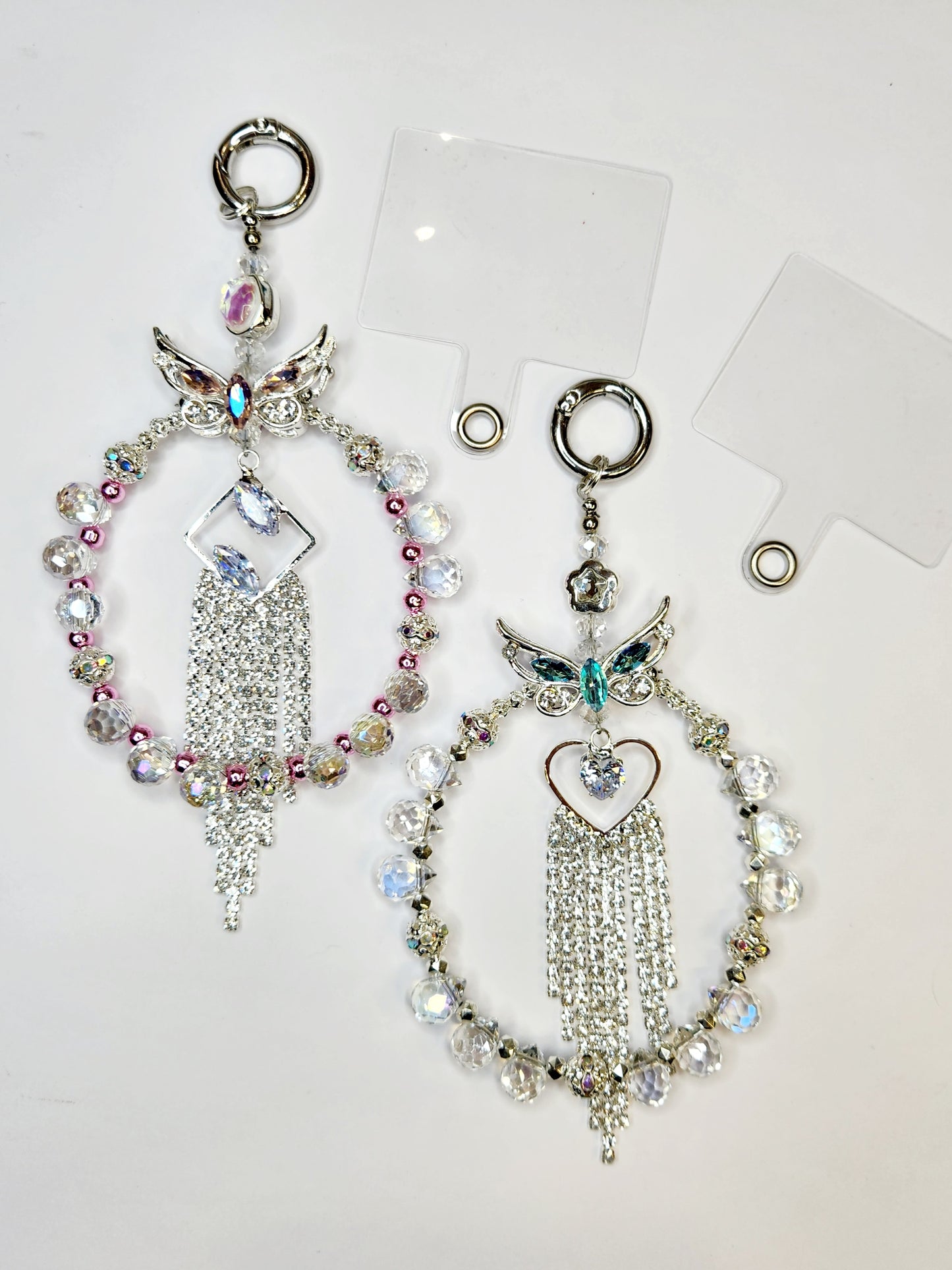 Glass Bag/Phone Charms