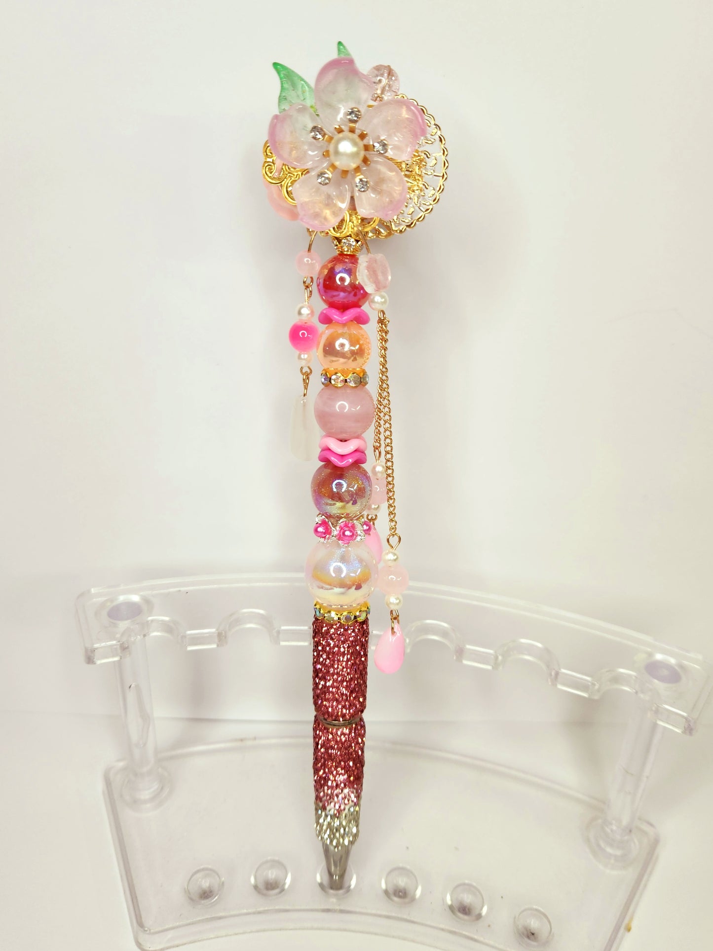 Fancy Flower Dangle Pens