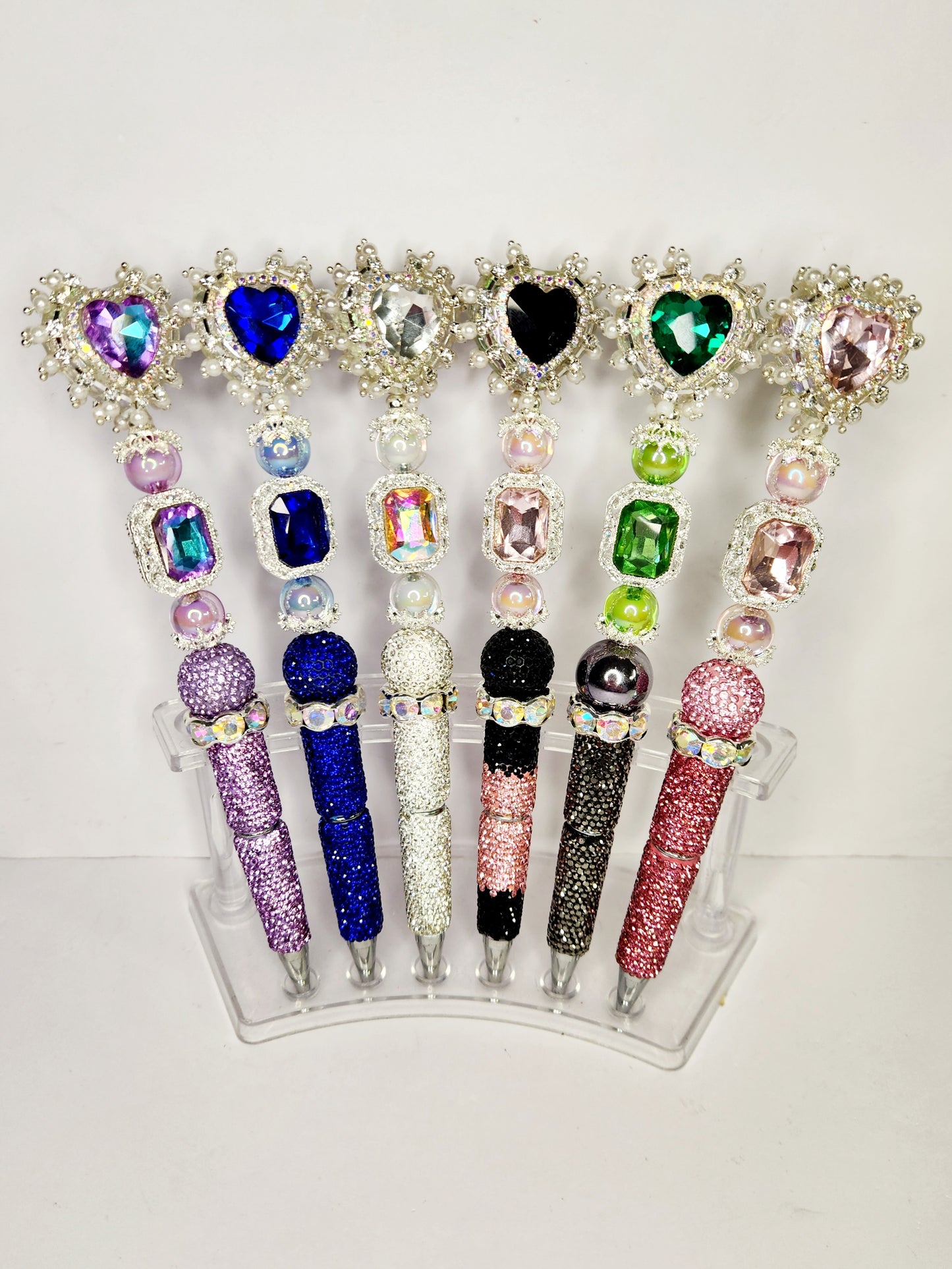 Fancy Heart Pens (Extended Length)
