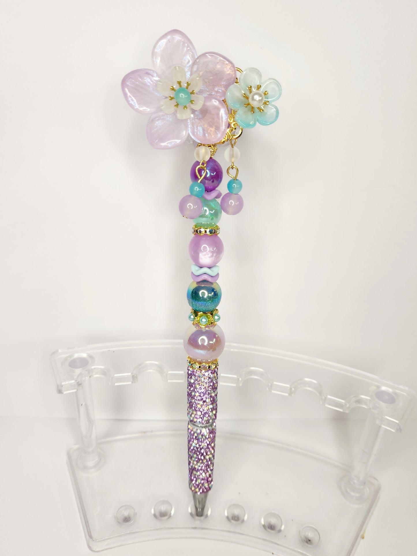 Fancy Flower Dangle Pens