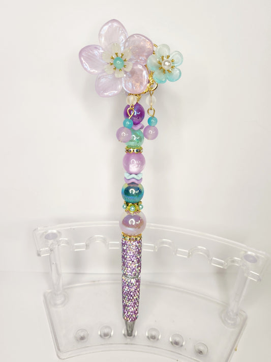 Fancy Flower Dangle Pens